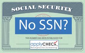Credit card with itin number. Background Screening Without A Social Security Number Applycheck