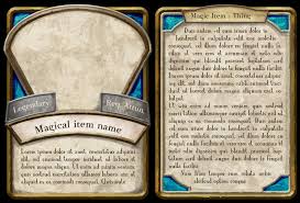 We did not find results for: Magic Item Card Template By Ranarh On Deviantart