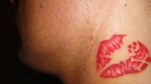 39 lovely kiss neck tattoos neck