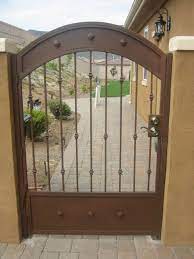 The same color has been found on the external ironwork of nearby buildings and was in use from the. Wrought Iron Garden Gates Wrought Iron Gates Iron Gates