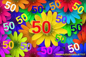 Tanti auguri per i tuoi 50 anni. Biglietti Auguri Compleanno 50 Anni Fiori E Farfalle Con Tante Margherite Auguri Di Compleanno Buon Compleanno Auguri Di Buon Compleanno
