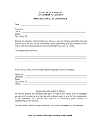 30 Day Eviction Notice Template Nc Templates Resume