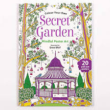 Secret Garden Wall Art Colouring Book