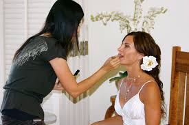 hawaii wedding makeup hair styling