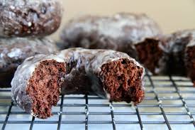 healthier chocolate glazed donuts