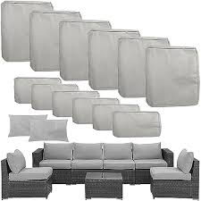 Tecosara Patio Cushion Covers Set For 7
