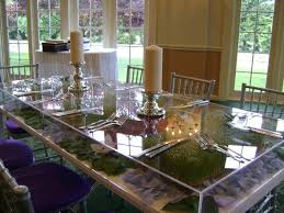 Hand Made Lucite Acrylic Table