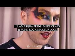 punk rock makeup look illamasqua