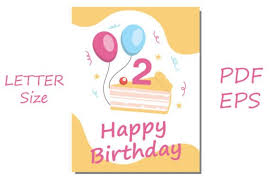 birthday invitation card graphic