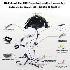 Led pendant, sconce, or ceiling. Led Demon Angel Eye Hid Projector Headlight Assembly For Suzuki Gsxr 600 750 K4