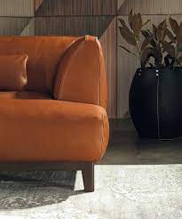Greg Leather Sofa By Borzalino Design