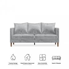 novogratz paige modern pillowback sofa