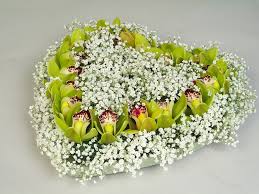 beautiful heart flower bouquet high