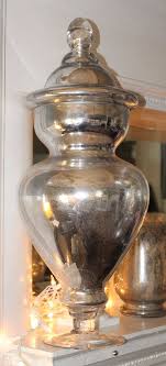 Apothecary Jars Mercury Glass