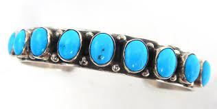 mens turquoise cuff bracelet