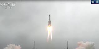 The core stage of the chinese long 5 rocket is due to crash back on earth on may 10, according to the latest forecast made by the aerospace corporation. Rlotz O Nsja4m