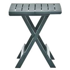 small folding side table outdoor patio