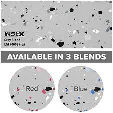 insl x decorative floor flakes 12 oz gray
