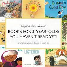 must read books 3 year olds that you