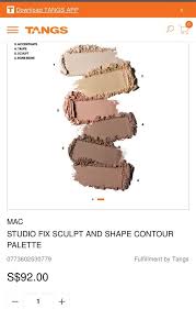 mac studio fix sculpt and shape contour
