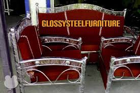 steel sofa set size 3 1 1