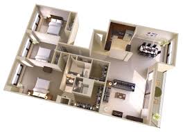 three bedroom two bath apartments in