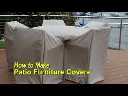 How To Make Patio Furniture Covers