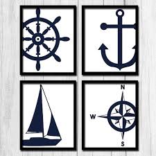 Anchor Art Nautical Prints Sailboat Art