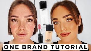 full face using only mac makeup you