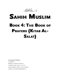 That almost all the verses discussing the. Sahih Muslim Book 04 The Book Of Prayers Kitab Al Salat God In Islam Surah