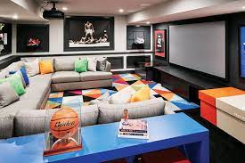 Basement Into A Hip Man Cave