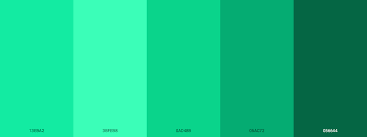 The 24 Best Green Monochromatic Color Palette Blog