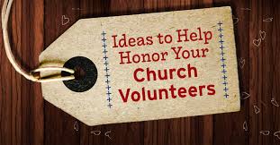 honor your church volunteers