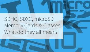 sd sdhc sdxc micro sd cards