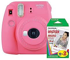 I'm a big fan of instax wide, which is about twice the size and doesn't cost that much more to shoot. Amazon Com Fujifilm Instax Mini 9 Instant Camera Flamingo Pink And Instax Film Twin Pack 20 Exposures Bundle Pink Electronics