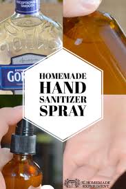 homemade hand sanitizer spray without