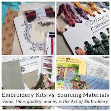 Embroidery Kits Vs Sourcing Supplies