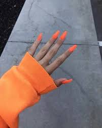 Fire flame nail stickers fiery orange nail decal nail art | etsy. 50 Orange Nail Ideas To Make You Stun In Every Season In 2020