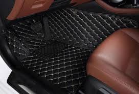 rubber black premium car floor mat