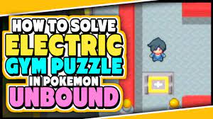 HOW TO SOLVE THE ELECTRIC GYM PUZZLE IN POKEMON UNBOUND - MOST TRICKIEST GYM  PUZZLE - YouTube