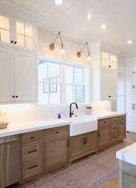 shaker cabinets and light wood cabinets