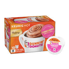 Dunkin', also known as dunkin' donuts, is an american multinational coffee and doughnut company. Dunkin Donuts Bakery Series Cinnamon Coffee Roll Flavored K Cup Pods 10 Count