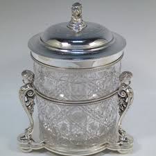 Biscuit Boxes In Antique Sterling