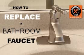 how to replace a bathroom faucet home