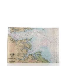 Chesapeake Bay Nautical Chart Placemats In 2019 Products