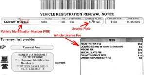 renew vehicle registration the