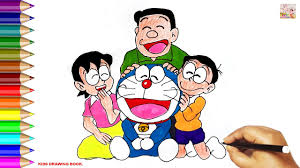 how to draw doraemon ita and his