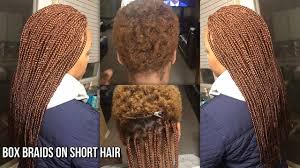 Those with longer hair will have to pay extra attention to their hair. How To Grip And Do Box Braids On Very Short Natural Hair Short Natural Hair Styles Natural Hair Styles Box Braids