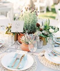 botanical wedding table décor ideas