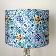 Teal Lamp Shade For Ceiling Light Or